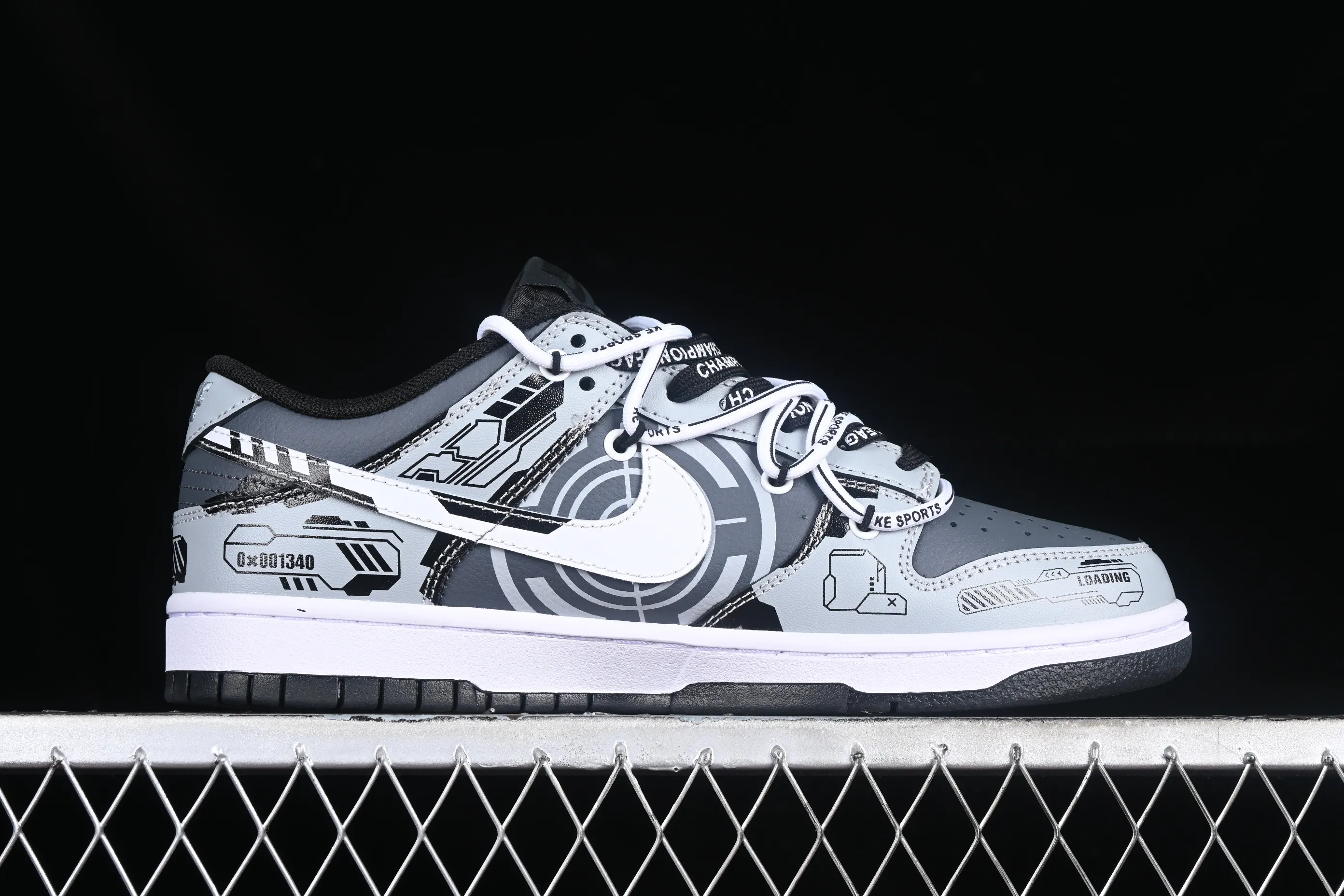 All Categories Nk SB Dunk Series Nk SB Dunk Low Low-top sneakers Special offer Nk Dunk Low Space-time Machinery Hand-painted spray painting SB deconstructed shoelaces low-top casual sneakers DJ6188-002